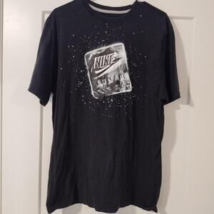 Nike - Black & White - Lunar Shoe Launch Moon Graphic T-Shirt - Size XL